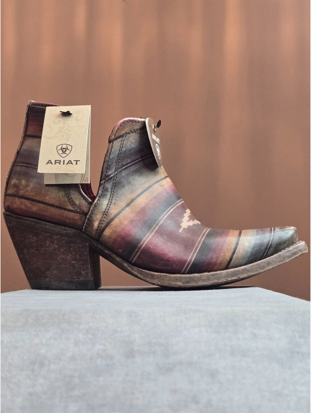 Ariat Dixon "Saddle Blanket" - Naturally Distressed (10035805) Women's 6.5 B/Med